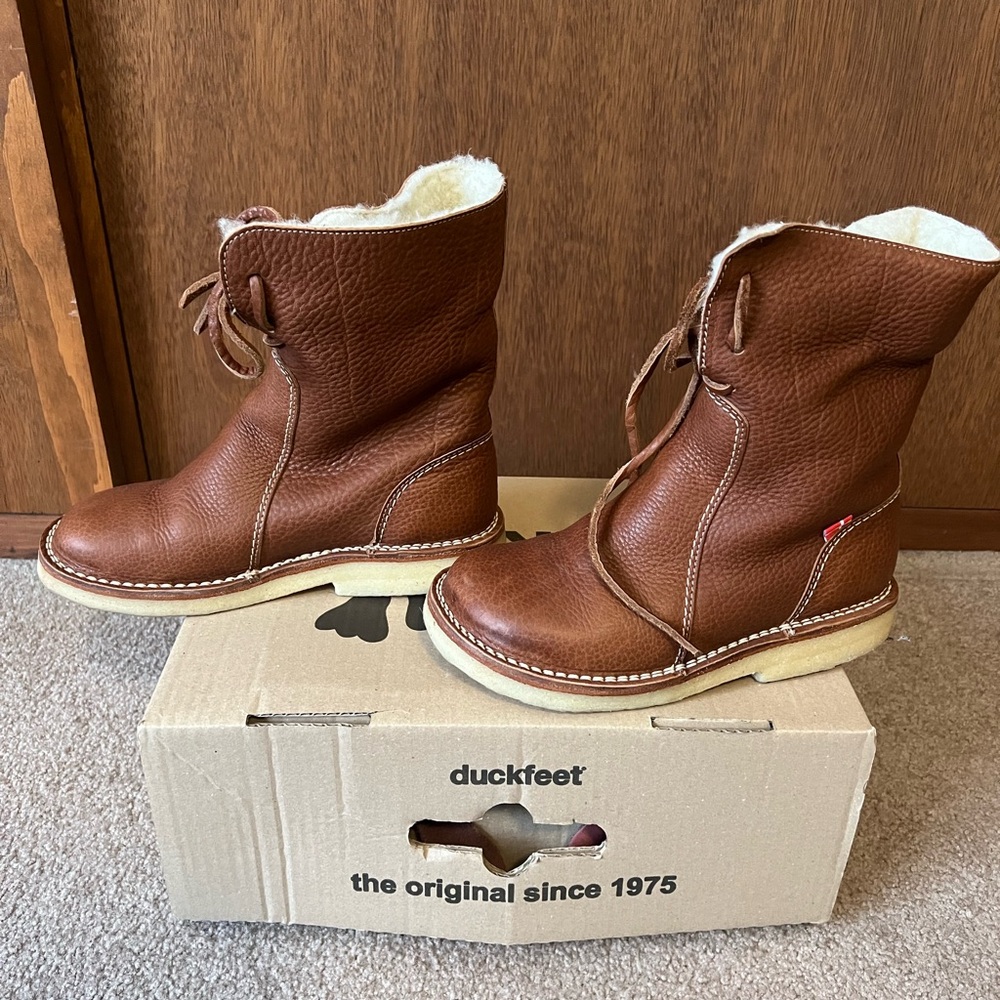 Duckfeet Arhus in Nut Size 37